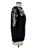 Rain + Rose Floral Black Pullover Sweater Size S - photo 4