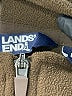 Lands' End 100% Polyester Brown Zip Up Hoodie Size L - photo 7