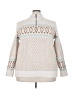 Pinque White Pullover Sweater Size 3X - photo 1