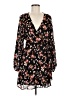 A.L.C. 100% Silk Floral Black Casual Dress Size 6 - photo 1