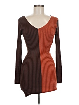 plus size brown bodycon dress Plus Size Sultry Nights Ruched Midi Dress