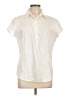 Harold's 100% Cotton Ivory Short Sleeve Blouse Size L - photo 1