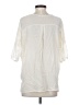 Gold Hawk Ivory Short Sleeve Blouse Size XS - photo 2