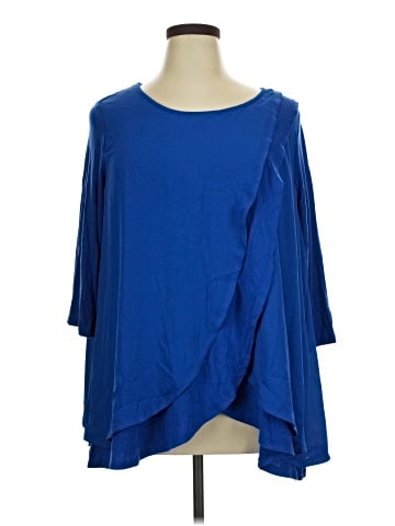 Jessica London 3/4 Sleeve Top (view 1)