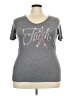 Unbranded Metallic Gray Short Sleeve T-Shirt Size XXL - photo 1