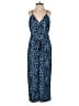 Banana Republic Animal Print Blue Jumpsuit Size 0 - photo 1