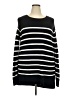 Old Navy Stripes Black Pullover Sweater Size XXL (tall) - photo 1
