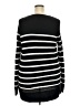 Old Navy Stripes Black Pullover Sweater Size XXL (tall) - photo 2