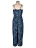 Banana Republic Animal Print Blue Jumpsuit Size 0 - photo 2