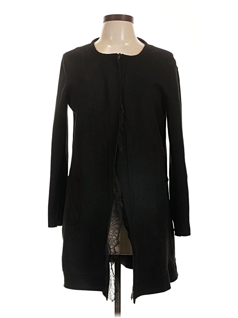 Pre-owned Joan Vass New York Coat In Black
