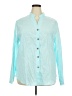 Unbranded 100% Cotton Teal Long Sleeve Button-Down Shirt Size 5X - photo 1