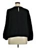Express 100% Polyester Black Long Sleeve Blouse Size XL - photo 2