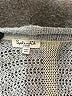 Splendid 100% Cotton Silver Blue Cardigan Size L - photo 7