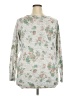 Torrid Floral Silver Pullover Sweater Size 2X Plus (2) - photo 2