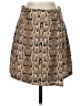 Bebe 100% Polyester Animal Print Tan Formal Skirt Size 4 - photo 1