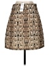 Bebe 100% Polyester Animal Print Tan Formal Skirt Size 4 - photo 2