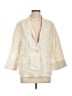 Chico's 100% Linen Stripes Ivory Blazer Size Lg (2) - photo 1