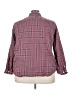 Ridgecut Plaid Burgundy Long Sleeve Button-Down Shirt Size 3X - photo 2