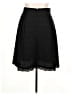 Nine West 100% Polyester Solid Black Formal Skirt Size 14 - photo 2