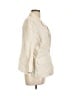 Chico's 100% Linen Stripes Ivory Blazer Size Lg (2) - photo 4