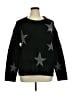Vigoss Stars Black Pullover Sweater Size 1X - photo 1