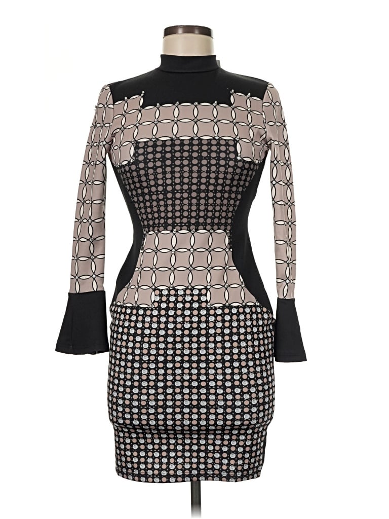 Pre-owned Assorted Brands Cocktail Dress In Black