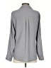 Express Solid Gray 3/4 Sleeve Blouse Size S - photo 2