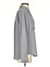 Express Solid Gray 3/4 Sleeve Blouse Size S - photo 4