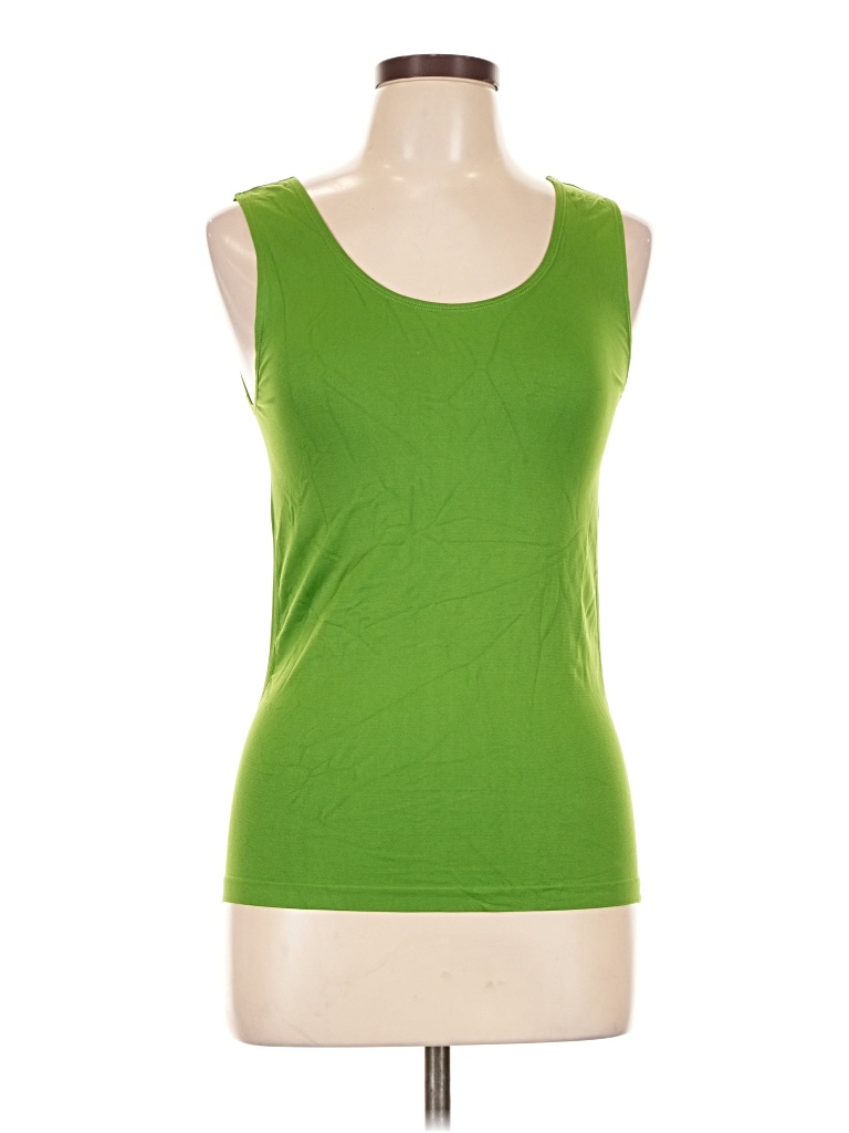 Pre-owned Worthington Sleeveless Top Green Scoop Neck Tops