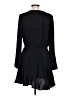 Express 100% Polyester Solid Black Casual Dress Size L - photo 2