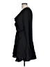 Express 100% Polyester Solid Black Casual Dress Size L - photo 5