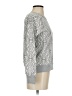 J.Crew 100% Cotton Paisley Silver Pullover Sweater Size XS - photo 4