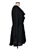 Express 100% Polyester Solid Black Casual Dress Size L - photo 4