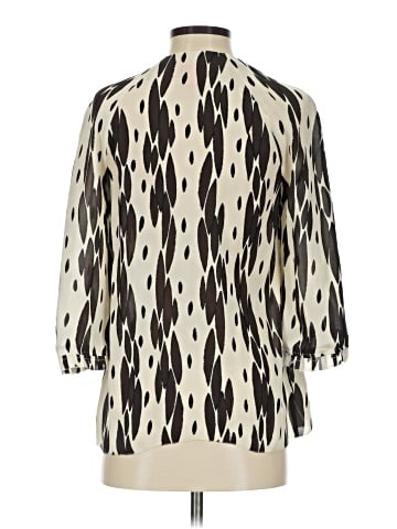 Tory Burch 3/4 Sleeve Silk Top (view 2)