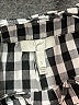 Joie 100% Cotton Checkered-gingham Ivory Shorts Size S - photo 3