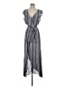 Splendid Stripes Gray Casual Dress Size XS - photo 1