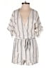 Lulus Stripes Gray Romper Size XXS - photo 1