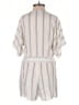 Lulus Stripes Gray Romper Size XXS - photo 2