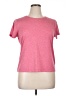 IZOD 100% Polyester Tweed Pink Active T-Shirt Size XL - photo 1