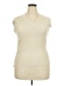 Collusion 100% Cotton Ivory Sweater Vest Size 2 - photo 1