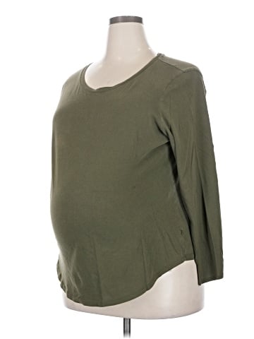 Old Navy 3/4 Sleeve T-Shirt (view 1)