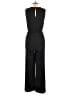 Automet Solid Black Jumpsuit Size L - photo 2