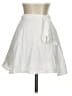 Backyard Roses 100% Rayon Solid White Formal Skirt Size S - photo 2