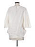 Naked Zebra 100% Polyester Ivory 3/4 Sleeve Blouse Size S - photo 2