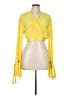 Unbranded Yellow Long Sleeve Blouse Size L - photo 1