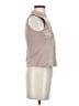 Lamarque 100% Leather Tan Sleeveless Blouse Size XS - photo 4