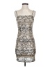 Timing 100% Polyester Metallic Silver Cocktail Dress Size S - photo 1