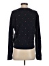 J.Crew 100% Cotton Blue Black Pullover Sweater Size S - photo 2