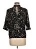 14th & Union 100% Polyester Black 3/4 Sleeve Blouse Size M - photo 2