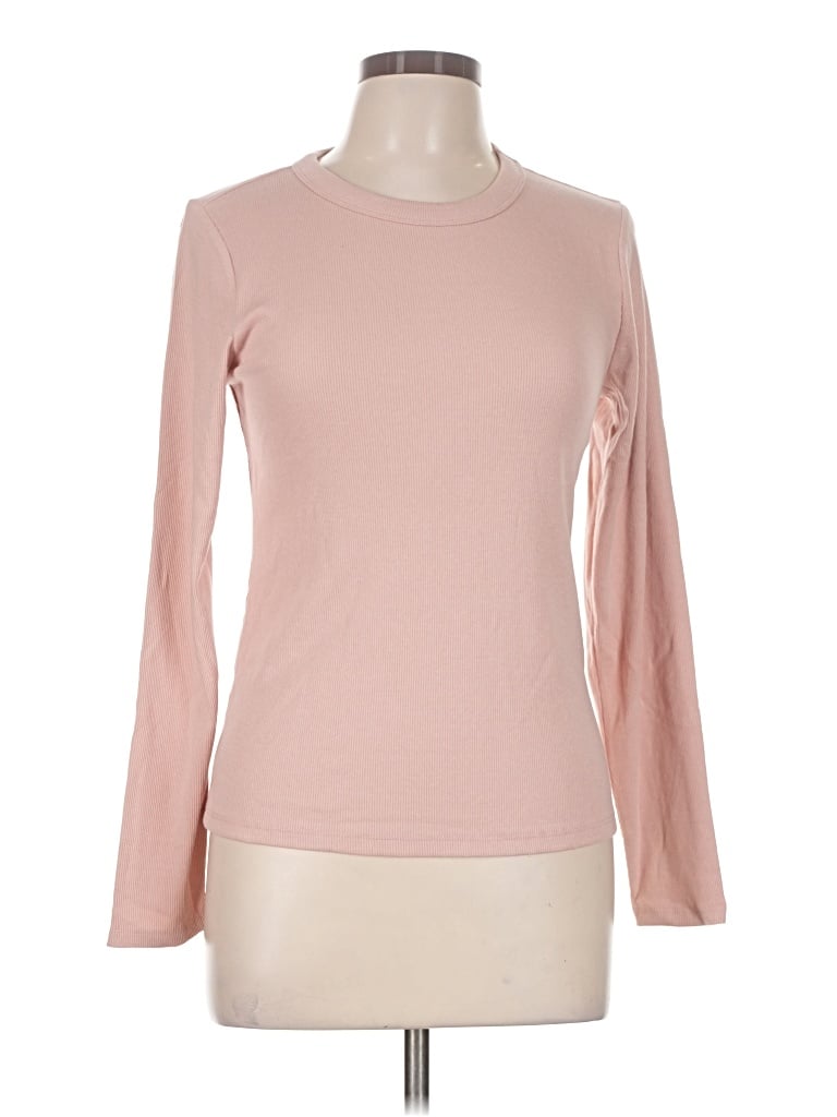 Pre-owned Old Navy Long Sleeve T-shirt In Pink